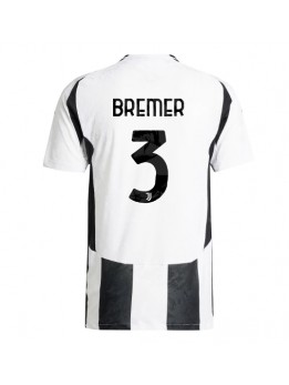 Juventus Gleison Bremer #3 Domaci Dres 2024-25 Kratak Rukavima